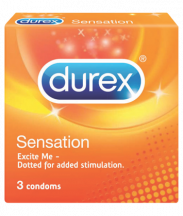 Bao cao su Durex Sensation (3 Cái / Hộp)