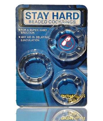 Vòng Đeo Dương Vật Chống Xuất Tinh Sớm STAY HARD (Bộ 3 Vòng)