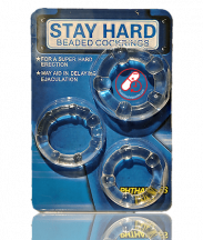 Vòng Đeo Dương Vật Chống Xuất Tinh Sớm STAY HARD (Bộ 3 Vòng)